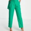 Monki Co-ord Mix And Match Tailored Trousers In Green For Women -Monki Shop 203953762 1 green