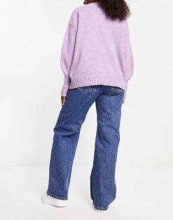 Monki Noaki Low Rise Loose Fit Jeans In La Lune For Women -Monki Shop 204348867 2
