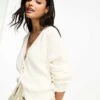 Monki Knit Cardigan In White For Women -Monki Shop 205077618 1 white