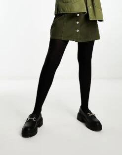 Monki 2 Pack 60 Denier Tights In Black For Women