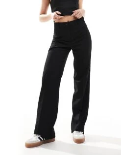 Monki Relaxed Tailored Trousers In Black For Women -Monki Shop 205257970 1 black 1