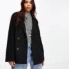 Monki Blazer In Black For Women -Monki Shop 205258044 1 black