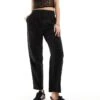 Monki Tailored Trousers With Tapered Leg In Black For Women -Monki Shop 205800951 1 black