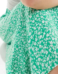 Monki Midi Skirt In Green Meadow Floral For Women -Monki Shop 206135187 4