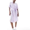 Monki Tie Waist Midi Shirt Dress In Dark Lilac Ditsy Print Exclusive To ASOS For Women Multi 2 Monki Tie Waist Midi Shirt Dress In Dark Lilac Ditsy Print Exclusive To ASOS For Women Multi -Monki Shop 206176905 1 multi