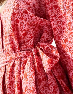 Monki Belted Wrap Mini Dress In Red Ditsy Floral For Women Multi -Monki Shop 206212465 3