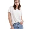 Monki Super Soft T-shirt In White For Women