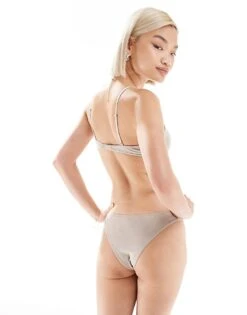 Monki Mix And Match Super Soft Brief In Beige For Women 9 Monki Mix And Match Super Soft Brief In Beige For Women -Monki Shop 206445025 3
