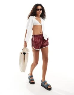 Monki Oversize Boxy Blouse In White For Women -Monki Shop 206520514 4