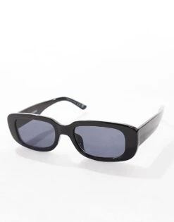 Monki Small Rectangle Sunglasses In Black For Women -Monki Shop 206520532 4