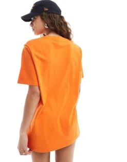 Monki Oversized T-shirt In Orange For Women -Monki Shop 206608291 4