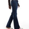 Monki Wakumi Low Waist Boot Cut Jeans In Dark Blue Wash For Women Darkwash Blue -Monki Shop 206788326 1 darkwashblue