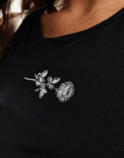 Monki Halterneck Tank With Lace Trim In Black For Women -Monki Shop 206788740 3