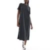 Monki Maxi T-shirt Dress In Black For Women -Monki Shop 206788826 1 black
