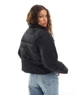 Monki Padded Jacket In Black For Women -Monki Shop 206799529 3