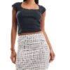 Monki Mini Satin Lace Skirt In Pink Check For Women -Monki Shop 206860067 1 pinkcheck