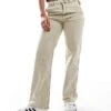 Monki Cargo Trousers In Washed Beige For Women
