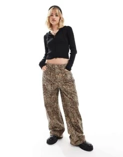 Monki Knitted Hoodie Zip Up Cardigan In Black For Women -Monki Shop 206875982 4