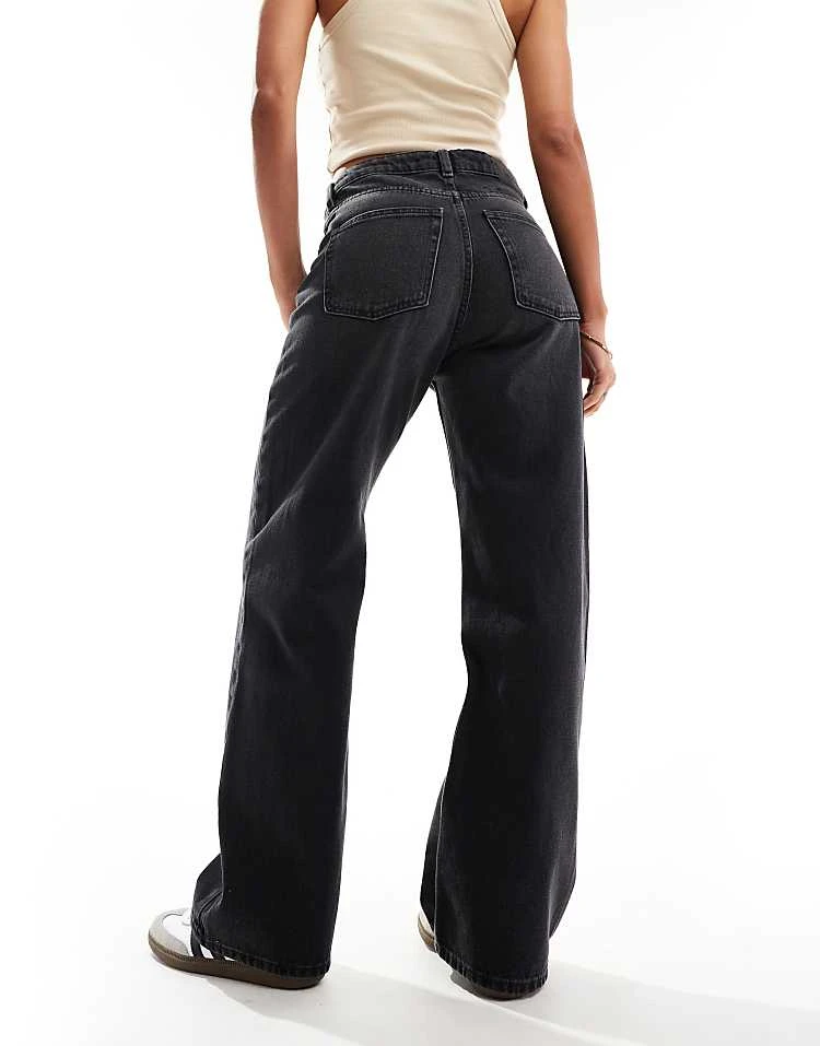 Monki Naoki Low Rise Loose Fit Baggy Jeans In Black For Women 5 Monki Naoki Low Rise Loose Fit Baggy Jeans In Black For Women - Image 3