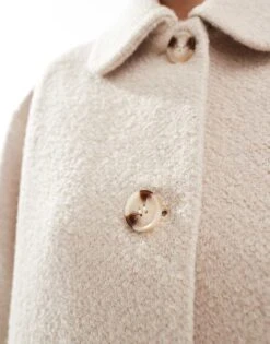 Monki Coat In Light Beige For Women -Monki Shop 207123844 3