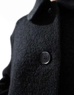 Monki Wool Blend Coat In Black For Women -Monki Shop 207123854 3