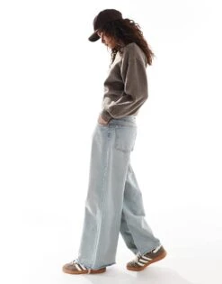 Monki Knitted Turtleneck Sweater In Mole For Women -Monki Shop 207128283 2