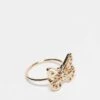Monki Butterfly Ring In Gold For Women -Monki Shop 207321679 1 gold