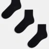 Monki 3 Pack Ankle Socks In Black For Women -Monki Shop 207401247 1 black
