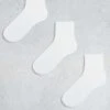 Monki 3 Pack Ankle Socks In White For Women -Monki Shop 207401255 1 white