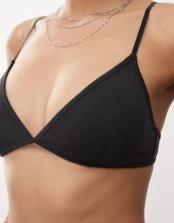 Monki Mix And Match Soft Padded Bra In Black For Women -Monki Shop 207477385 4