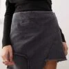 Monki Mini Skirt With Front Star Detail In Washed Black For Women -Monki Shop 207529156 1 washedblack