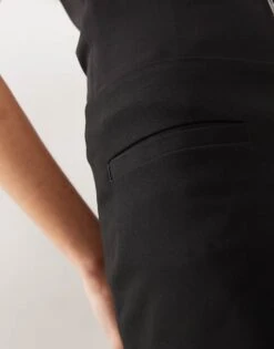 Monki Low Waist Mini Skirt With Concealed Pocket In Black For Women -Monki Shop 207697104 4