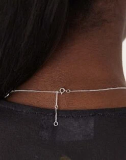 Monki Mini Heart Pendant Necklace In Silver For Women -Monki Shop 207919590 3