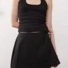 Monki Mini Wrap Skirt In Black For Women -Monki Shop 207919690 1 black