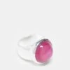 Monki Colour Changing Mood Ring In Silver For Women -Monki Shop 207968975 1 silver