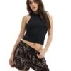 Monki Satin Shorts In Leopard Print Exclusive To ASOS For Women -Monki Shop 208082886 1 leopardprint